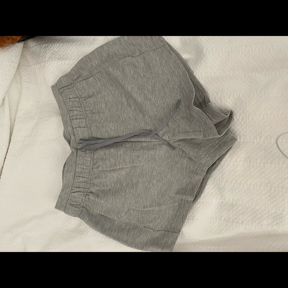Lululemon inner glow shorts grey